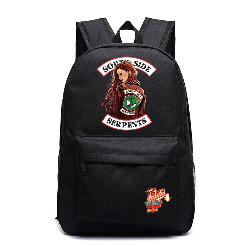 Riverdale Kids School Bag Men Print South Side Snake Back Pack Anime Fashion Backpack Students Bags for Girls Boys