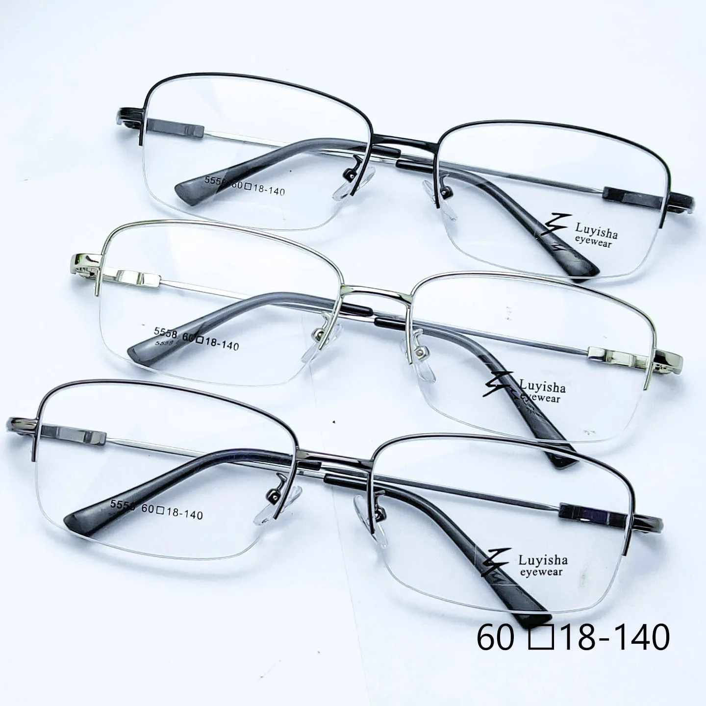 

Vazrobe Oversize 150mm Reading Glasses Men Eyeglasses Frame Male Women Anti Reflection Spectacles Semi Rimless Memory Alloy