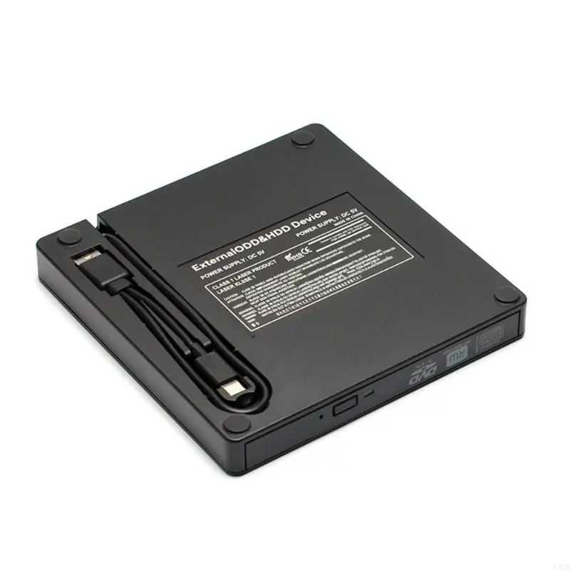 K43B 12.7mm 9.5mm USB3.0 Type-C Optical Case External Mobile ODD HDD Enclosure