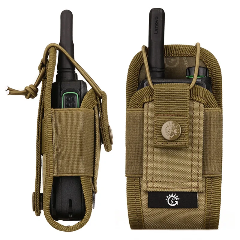 Nylon Radio Walkie Talkie Holder Bag, Belt Pack, Caça Acessórios, Magazine Pouch, Equipamento Airsoft ao ar livre, 1000D