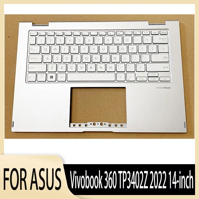 US Backlit Keyboard for Vivobook 360 TP3402Z 2022 14-inch with Palmrest Upper TP3402xy 12Gen  I7 Laptop Keyboard C Shell