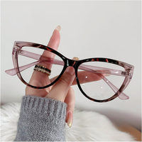 New Sexy Cat Eye Glasses Women Anti Blue Light Transparent Eyewear Brand Designer Computer Reading Eyeglasses Optical Frame Ocul
