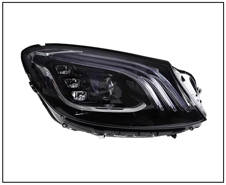 GDJ Headlight Suitable for S-Class 14-17 W222 Geometric Multi-beam LED Daytime Running Lamp