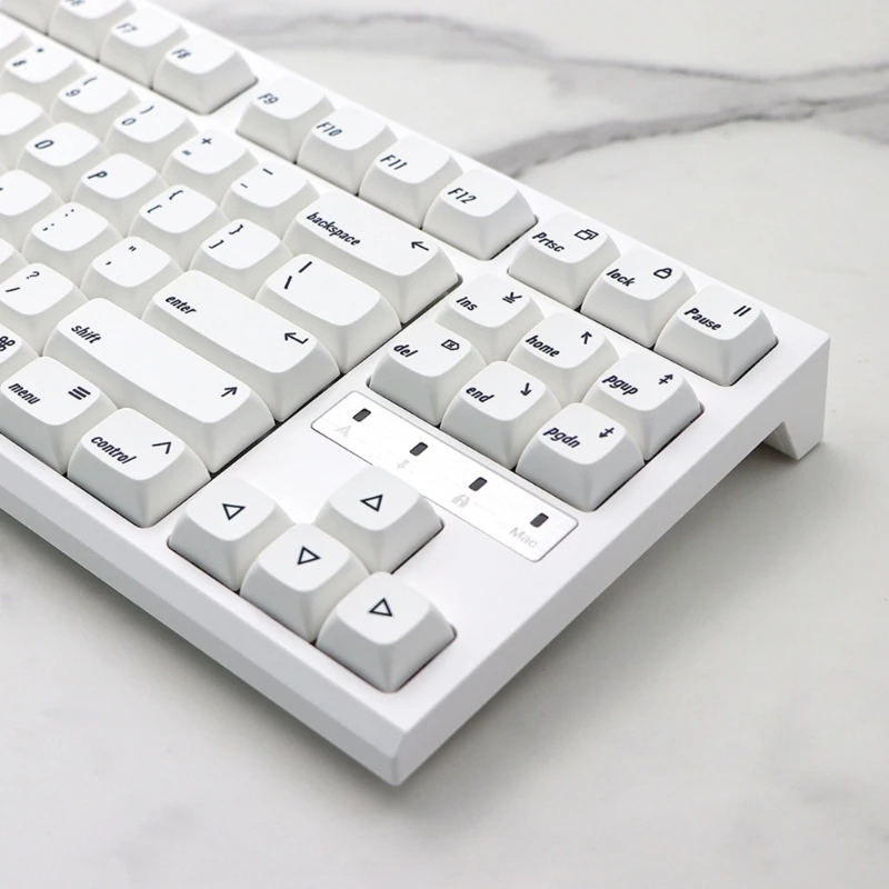 144Keys Keycaps XDA For MAC-White Keycap Set for English/Japanese/Russian/Korean Drop Shipping