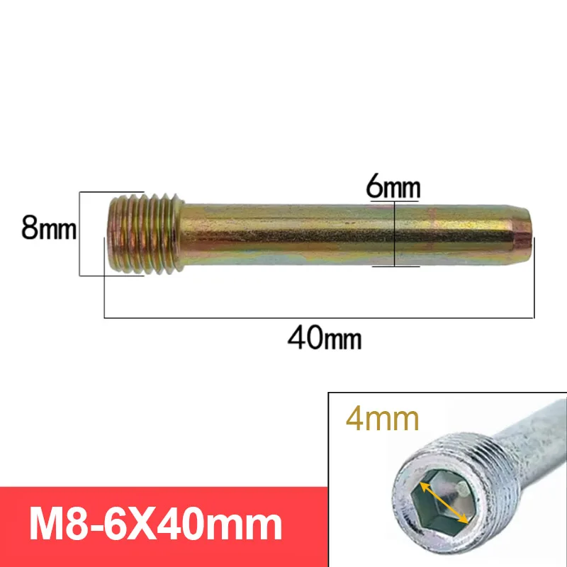 Motorrad-Bremsbelag-Befestigungsschraube für die untere Pumpe M8 M10 M7 Sechskant-Führungsbolzen – Detail 3