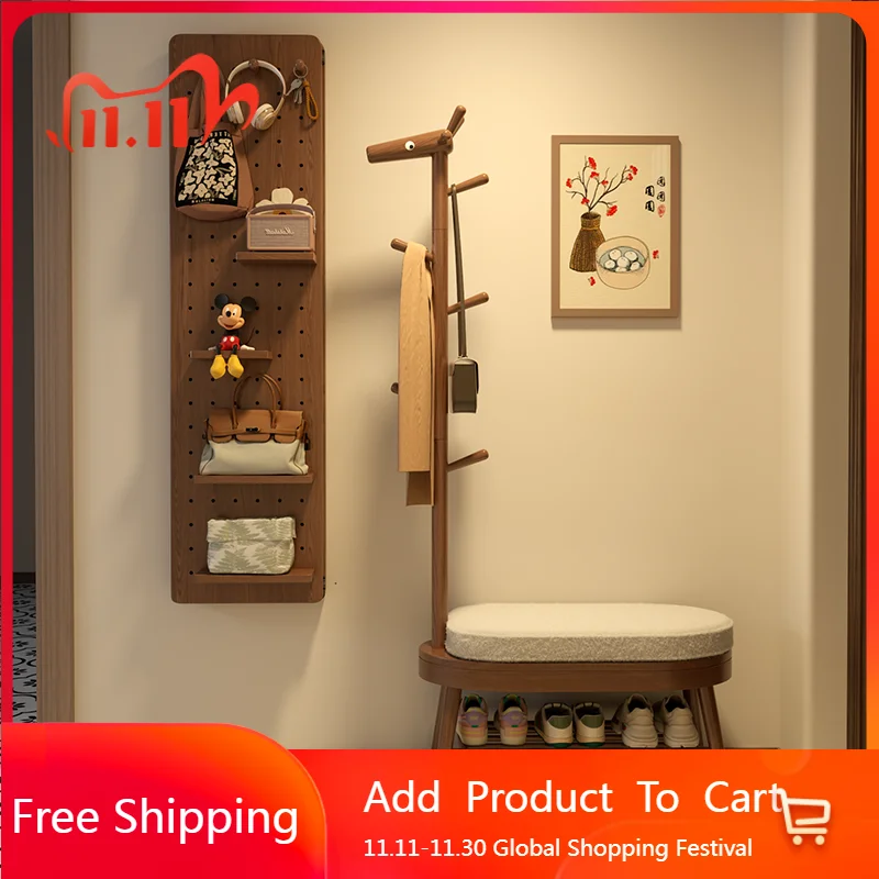 

Shoe Open Coat Racks Space Saving Organizer Wall Clothes Display Dress Coat Racks Modern Indoor Perchero Entrance Hall Furniture