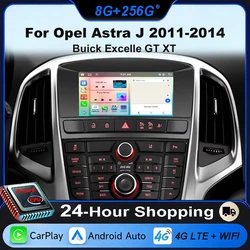 7inch Car Radio For Buick Excelle GT XT Opel Astra J 2010-2013 CD300 CD400 Carplay Android Auto Stereo Multimedia Autoradio QLED