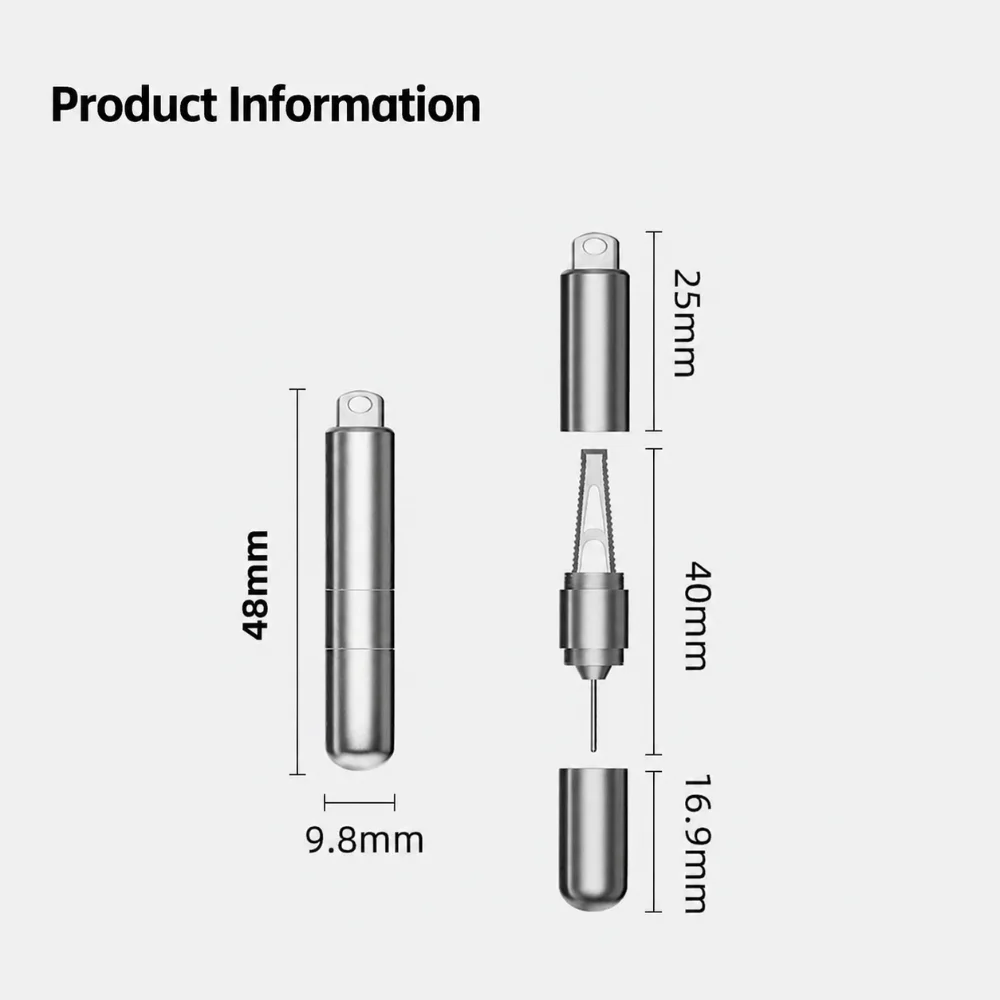 Durable 2 in 1 SIM Card Remover Tape Cutting Blunt Tip SIM Eject Tool Portable Detachable Box Parcel Opener Device Reset