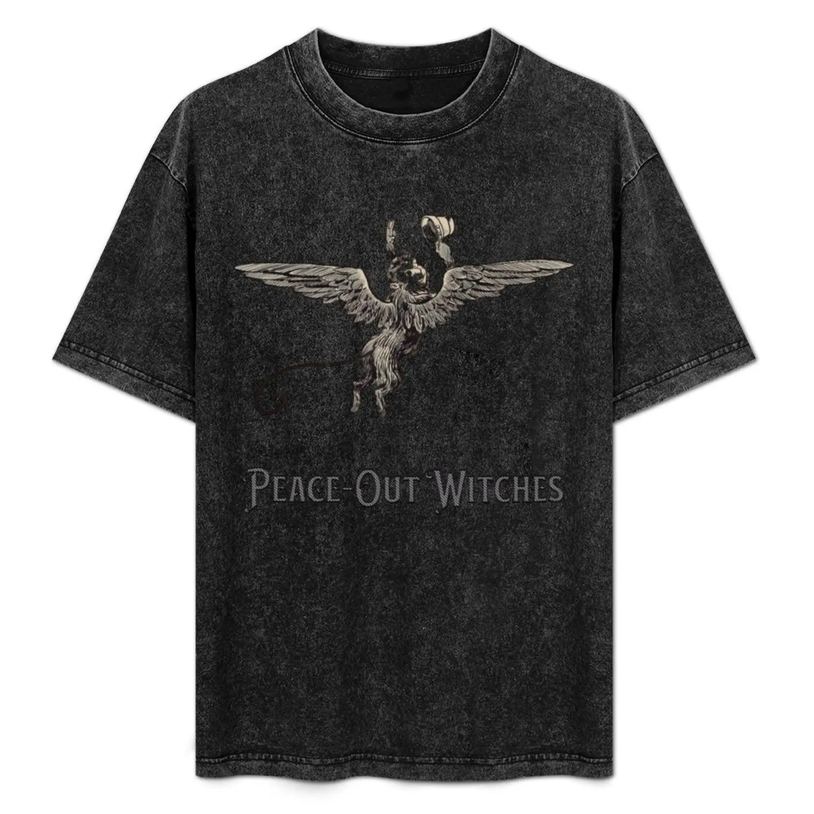 Peace-Out Witches! Flying Monkey Design! T-Shirt animal prinfor boys street wear men clothes