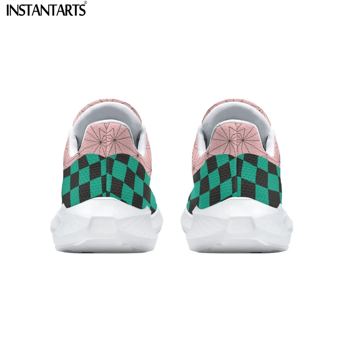 INSTANTARTS 2023 New Running Shoes for Women Cartoon Anime Printed Cushion Sneakers Non-slip Wear-resistant Walkings Zapatillas