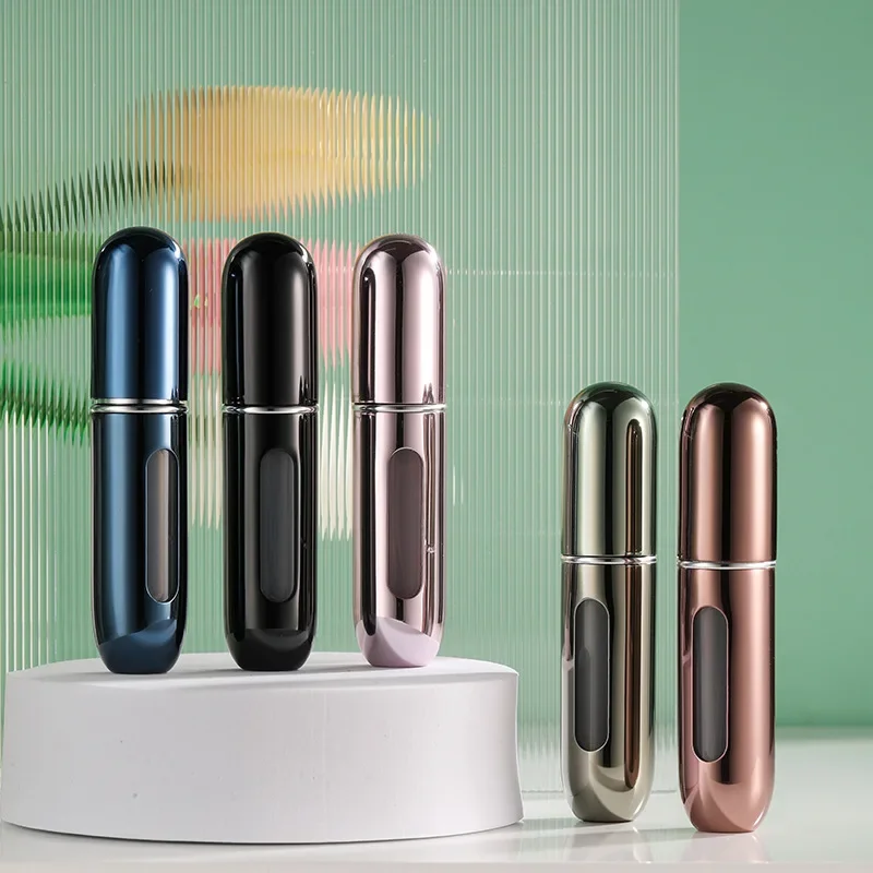 5 ml Mini Tragbare Bodenfüllpumpe Parfüm Nachfüllbare Sprühflasche Leere Kosmetikbehälter Zerstäuberflasche Reise Nachfüllung – Detail 12