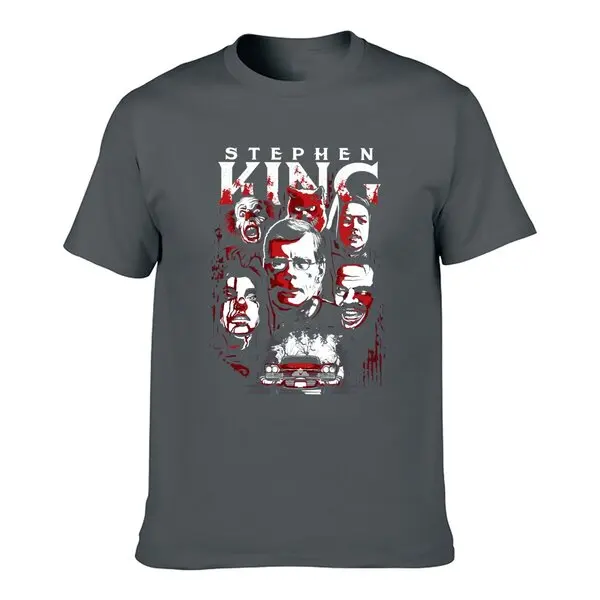 Stephen King  T-Shirt Horror Scary  Tee Shirt Custom Aldult Teen Unisex Digital Printing Tee Shirt Fashion Funny New Xs-5Xl