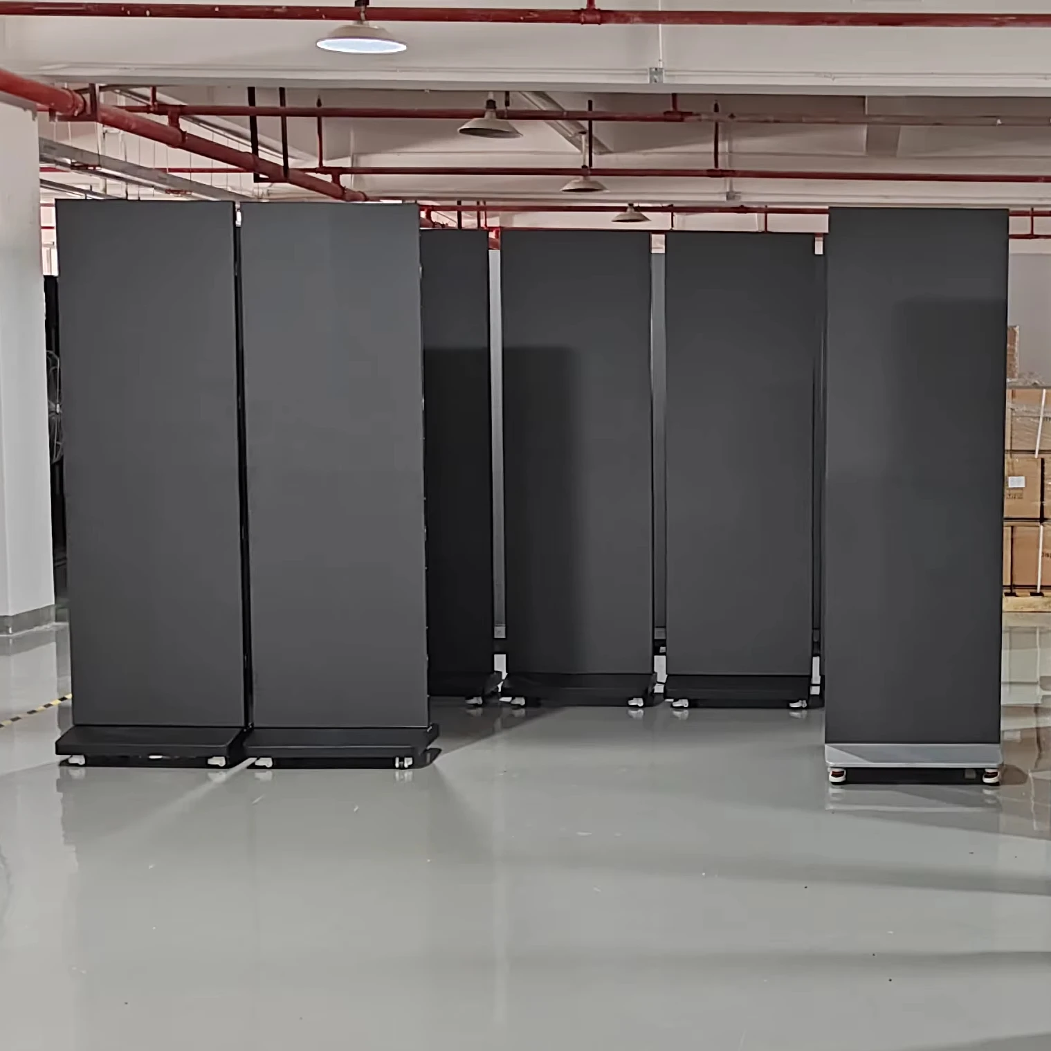 

Mobile Phone Control Digital Signage Display Led Mirror Folding Screen 4G Wifi Stand Advertising Foldable Seamless Led Poster