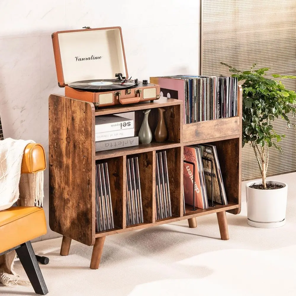 Mid-Century Record Cabinet 5