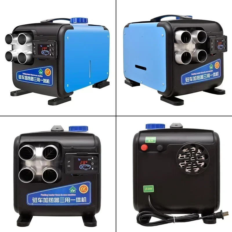 Car Heater Air Diesel Heate 12V 24V 5000W Aluminum Shell Air Parking Heater Warmer Wireless LCD Remote Control Engine Preheater