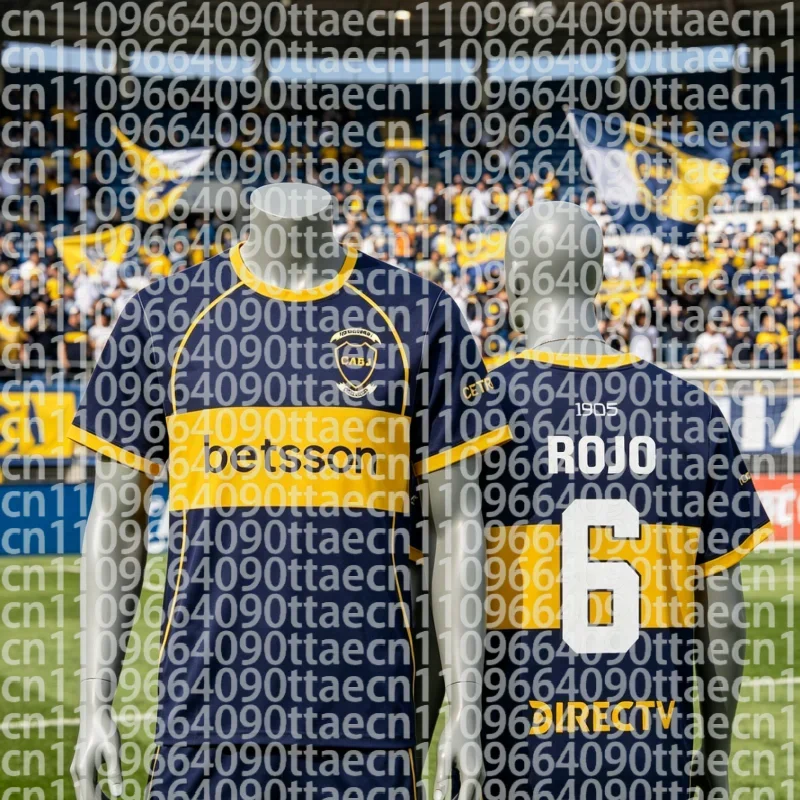 Camiseta Masculina Casual Solta Estampada em 3D do Time de Futebol Boca Juniors Verão 2026 para Homens e Mulheres - Roupa Masculina