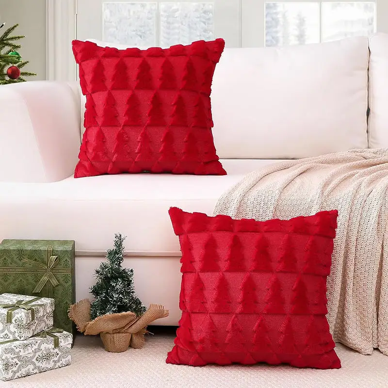 1PC Weihnachten dekorative Kissenbezüge Kissenbezug Couch Kissenbezug für Couch Sofa Urlaub Festivals Winter Home Dekoration – Detail 9
