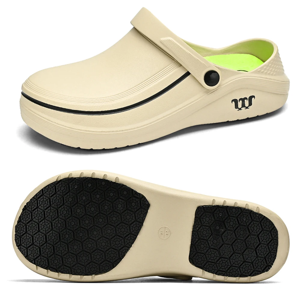 

EVA Chef Shoes Lightweight Work Shoes Non-slip Comfortable Walking Shoes Waterproof Nursing Shoes Oil-proof for Hotel Restaurant