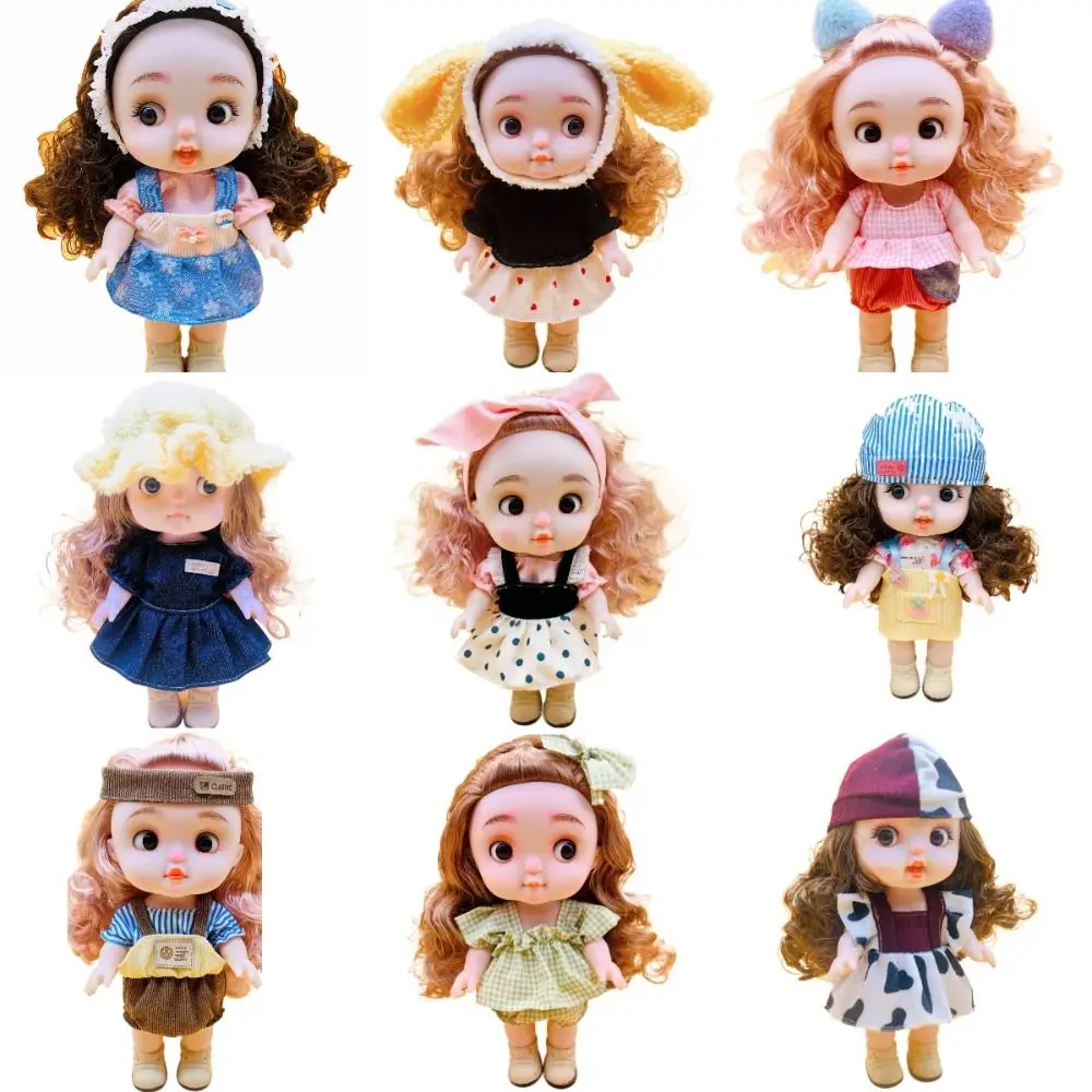 28cm 캐주얼 인형 28cm 인형 옷 여자아이 장난감 선물 DIY BJD 인형 드레스 수제 교체 가능한 인형 옷 갈아입히기 귀여운 소녀