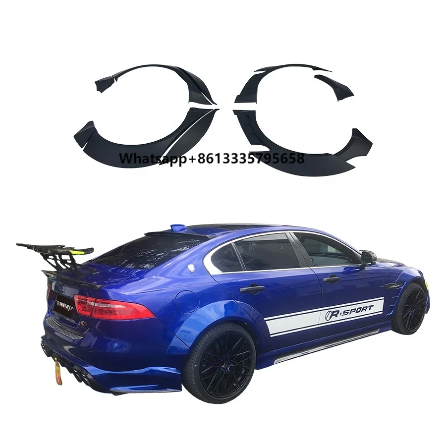 

For Jaguar XE XEL 2015-2019 Car Fenders FRP Material Front Rear Wheel Eyebrow Wide Body Kit Flares for Enhanced Performance Styl