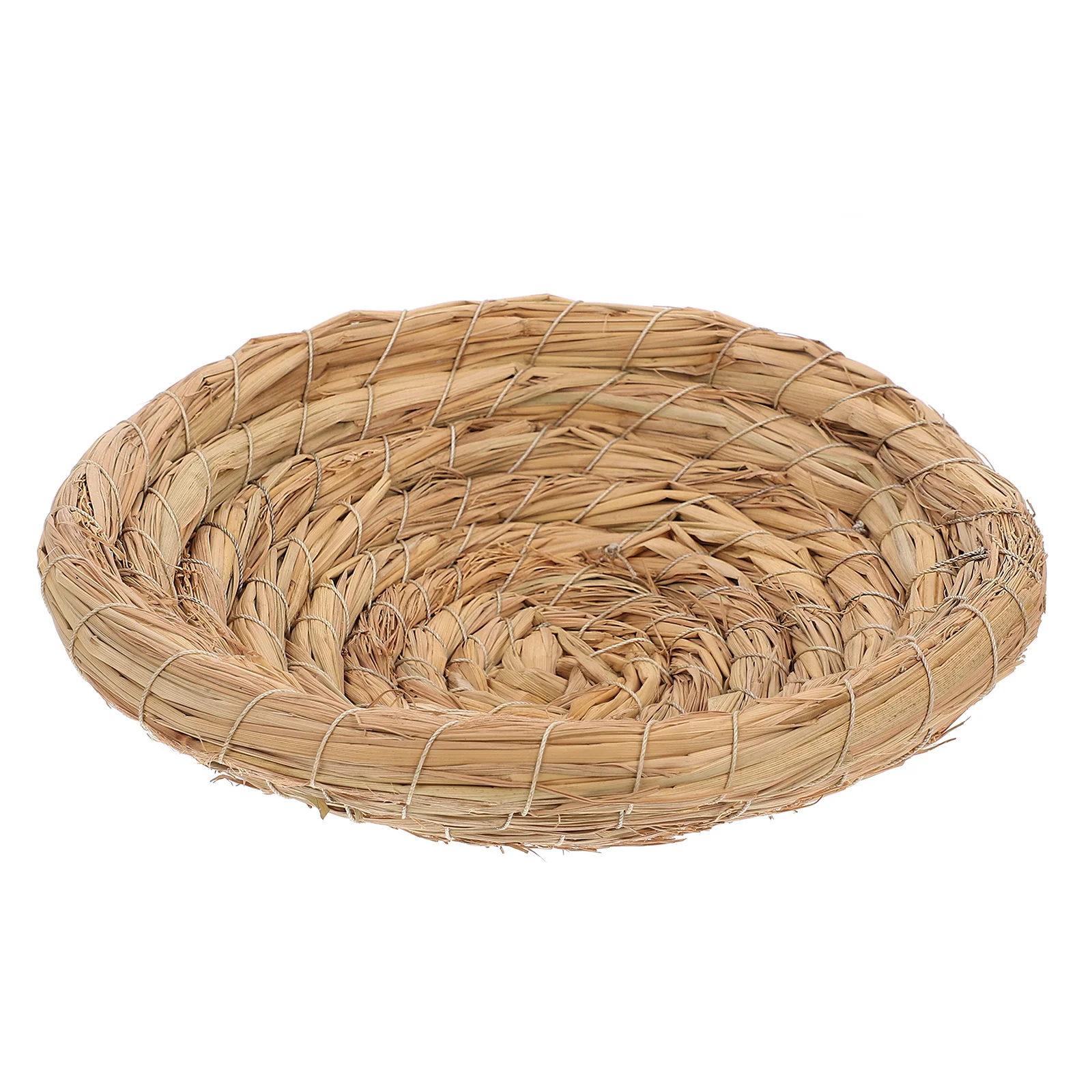 

Natural Straw Bird Nest House For Parrot Macaw African Handmade Woven Pet Bed Small Animal Shelter Hamster Cage Accessory
