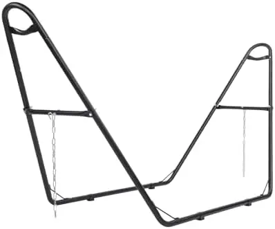 Double Hammock Stand for Outside, Heavy Duty Hammock Frame for Backyard, Garden, Outdoor Hammock Stand Only, Fits 9 to