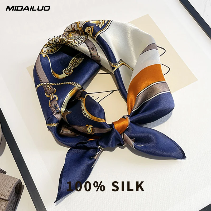 

Квадратный шарф из 100% тутового шелка 20,87x20,87 дюйма, дышащий декоративный головной платок, элегантный аксессуар, не растягивающийся для использования на открытом воздухе