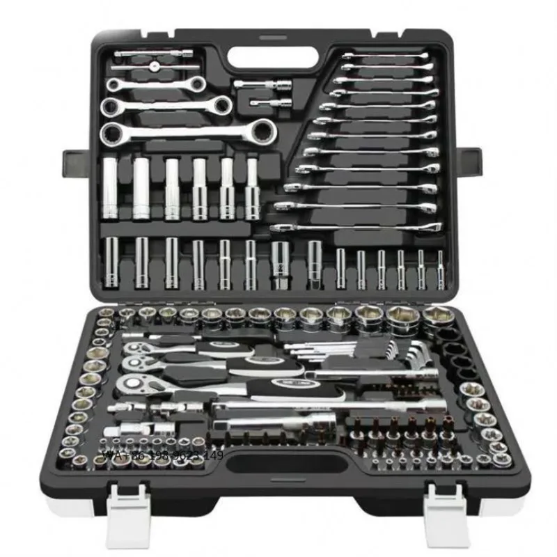 Complete 150-Piece Socket & Wrench Set Auto Repair Hand Tool Kit Durable Mechanic Tools For Vehicle Garage And Workshop Service