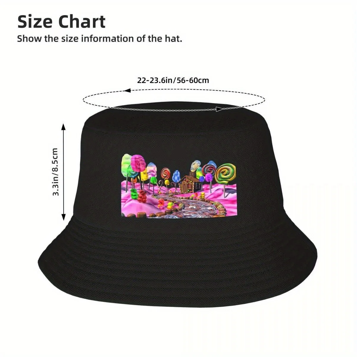 قبعة دلو كاندي لاند الوردية دروبشيبينغ قبعة صلبة عتيقة للنساء 2024 للرجال