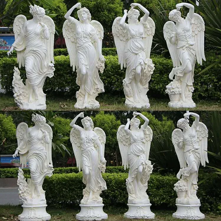 Angel Figure Sculpture Moulds Reusable Outdoor Silicone Fiberglass Human Statue Molds
