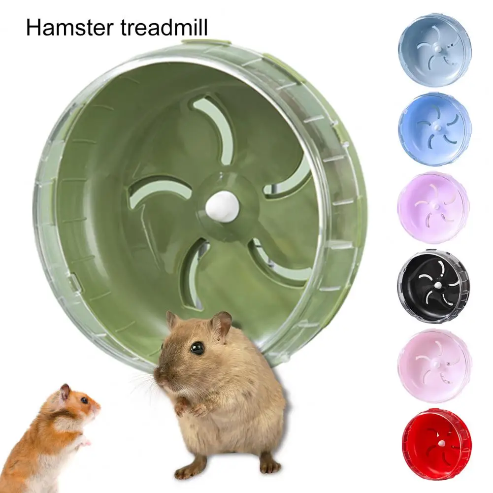 Silent PP Bite Resistant Hamster Wheel, Hamster, Guinea Pig Exercise Toy, Small Pet Toys, Pet Supplies, S-XL