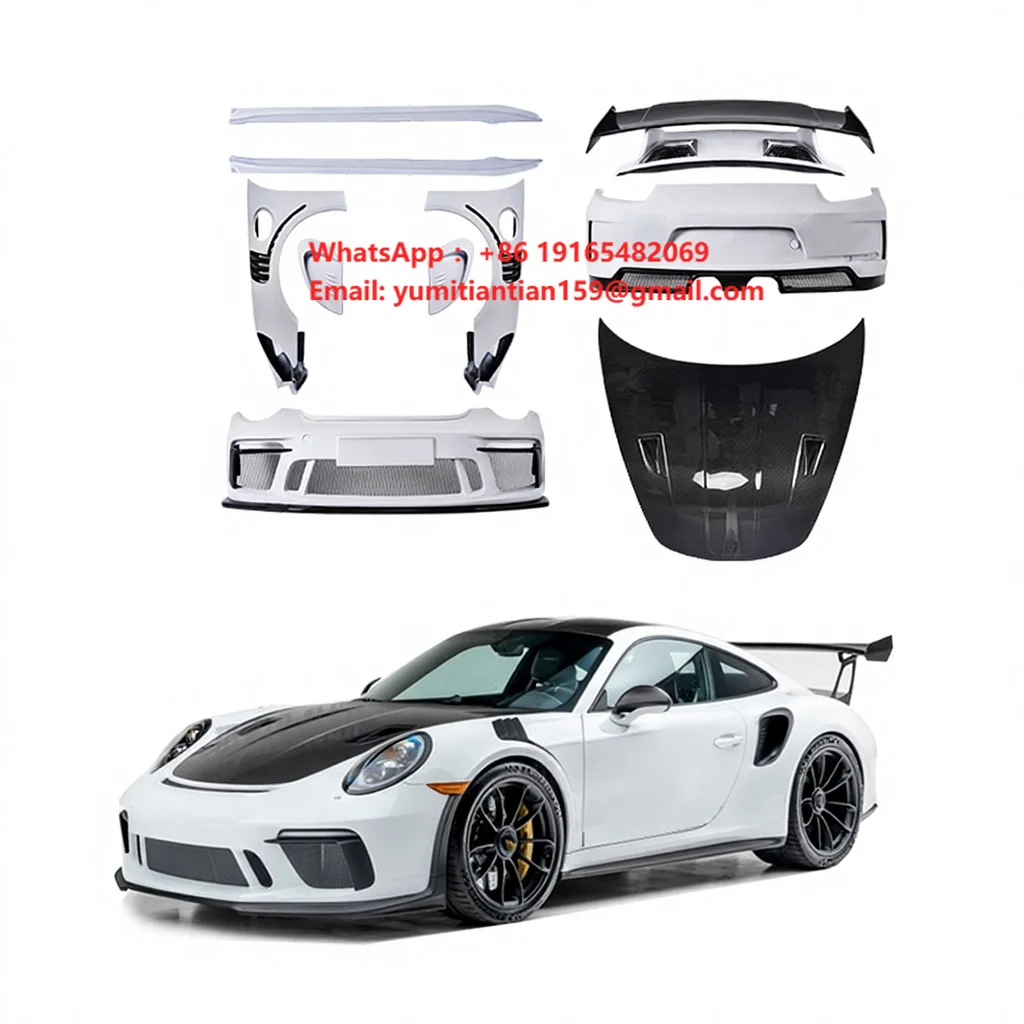 Exterior GT3 RS Style Carbon Fiber Auto Parts for Porsche 911 991.1 991.2 2012-2019 Facelift GT3 RS Style Conversion Kit