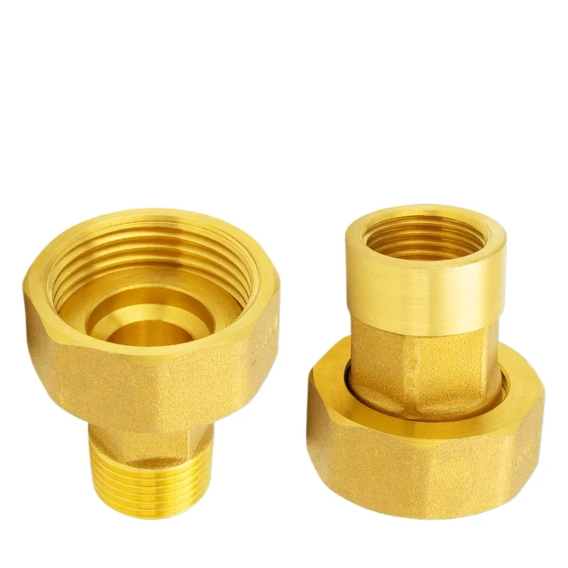 Female-to-Male Adapter for Water Meter Accessories Conversion Union Joint Straight Through Pump Connections 1/4