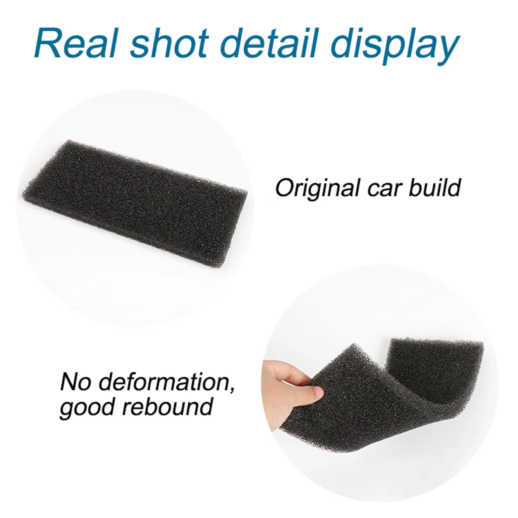 

4X Car Evaporator Box Blower Air Conditioner Dustproof Sponge Filter For BMW 5/7 Series F18 10-17 F02 08-14 64119216222