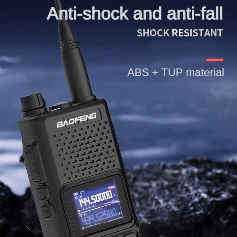 Baofeng UV-30L جهاز اتصال لاسلكي خارجي مقاوم للغبار عالي الطاقة بطارية ذات سعة كبيرة بنقرة واحدة تردد الاتصال الداخلي المحمول الأصلي