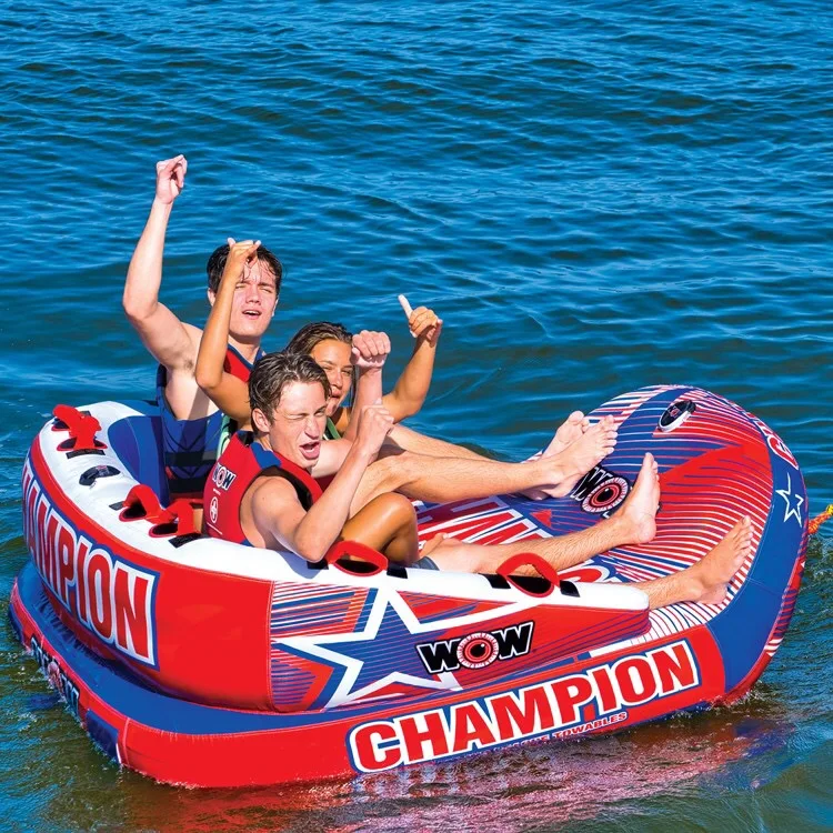 

Hot Sell 0.9mmpvc Water Inflatable Sofa Boat, Water Inflatable Drag Ring, Towing Hovercraft.