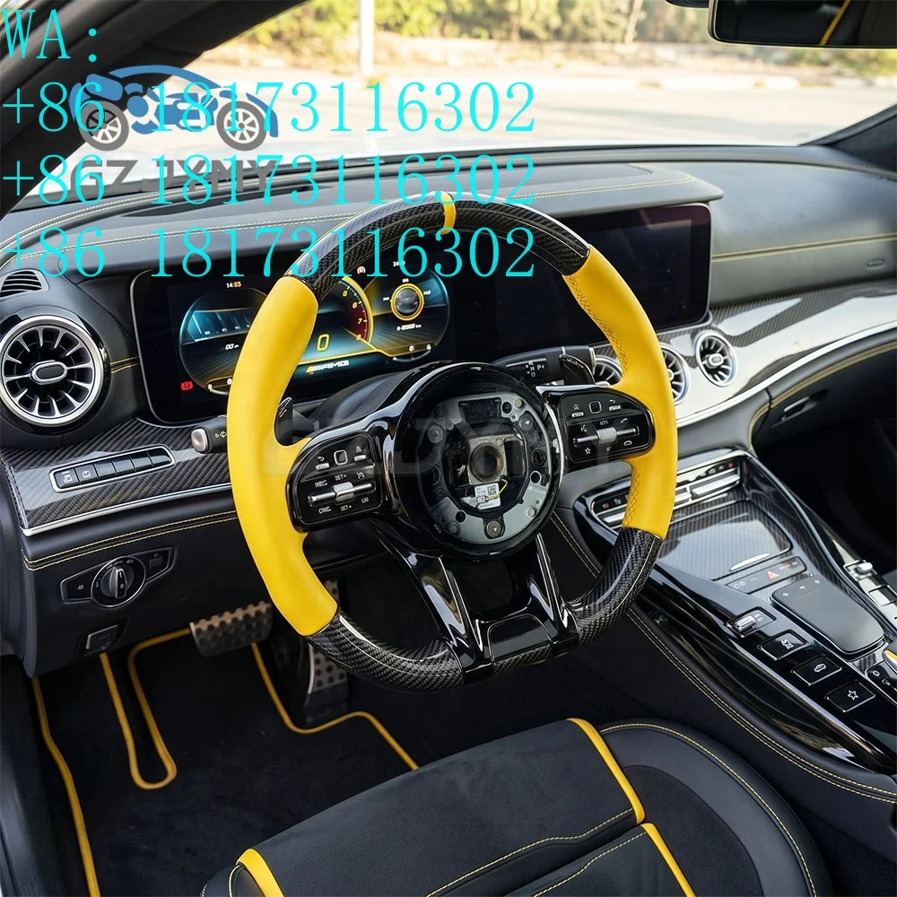 Factory Discounts Carbon Fiber Steering Wheel for  E-Class CLS GLE  W204 W205 W207 W211 W212 W213 W214 W215 W218 W238 W167 C63 C