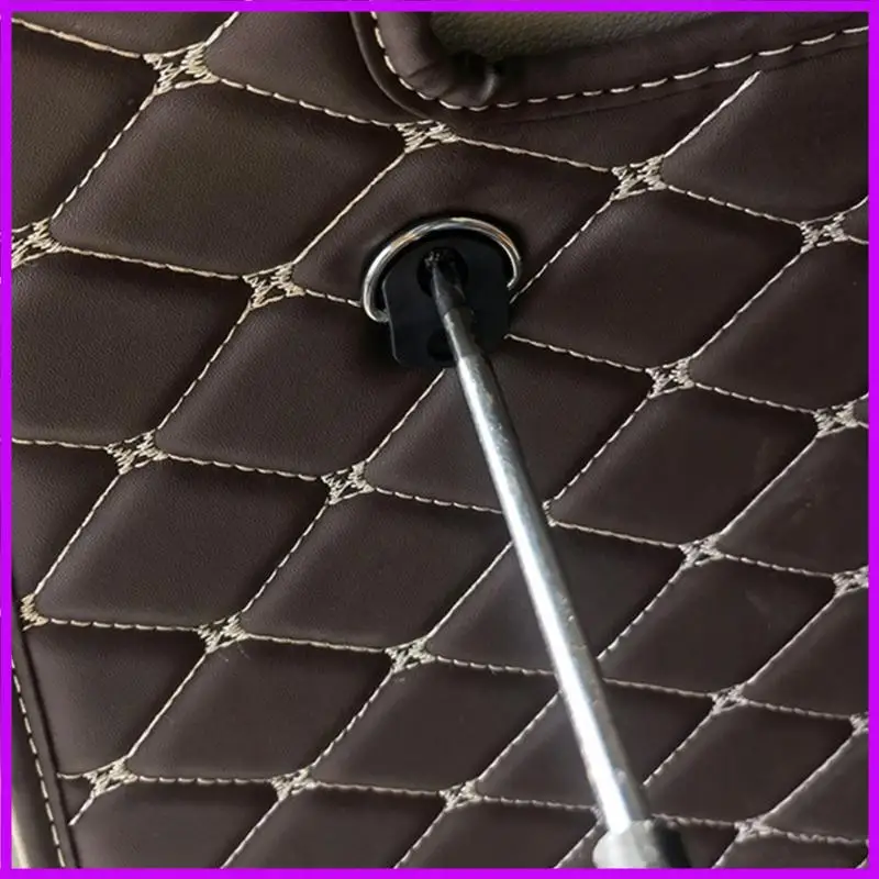 R9CC Set of 4 Multipurpose Vehicle Trunk Mesh Holder Adjustable with Mounting Screws