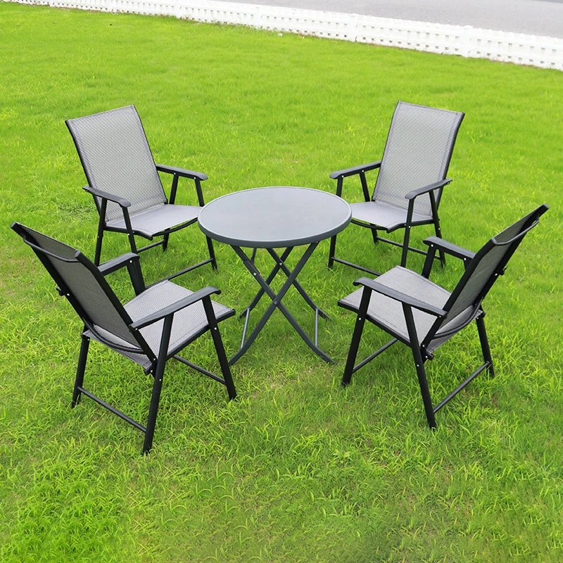 

Outdoor Folding Table and Chairs Set Portable Garden Leisure Picnic Table Camping Travel Multifunctional Table Chair Furniture