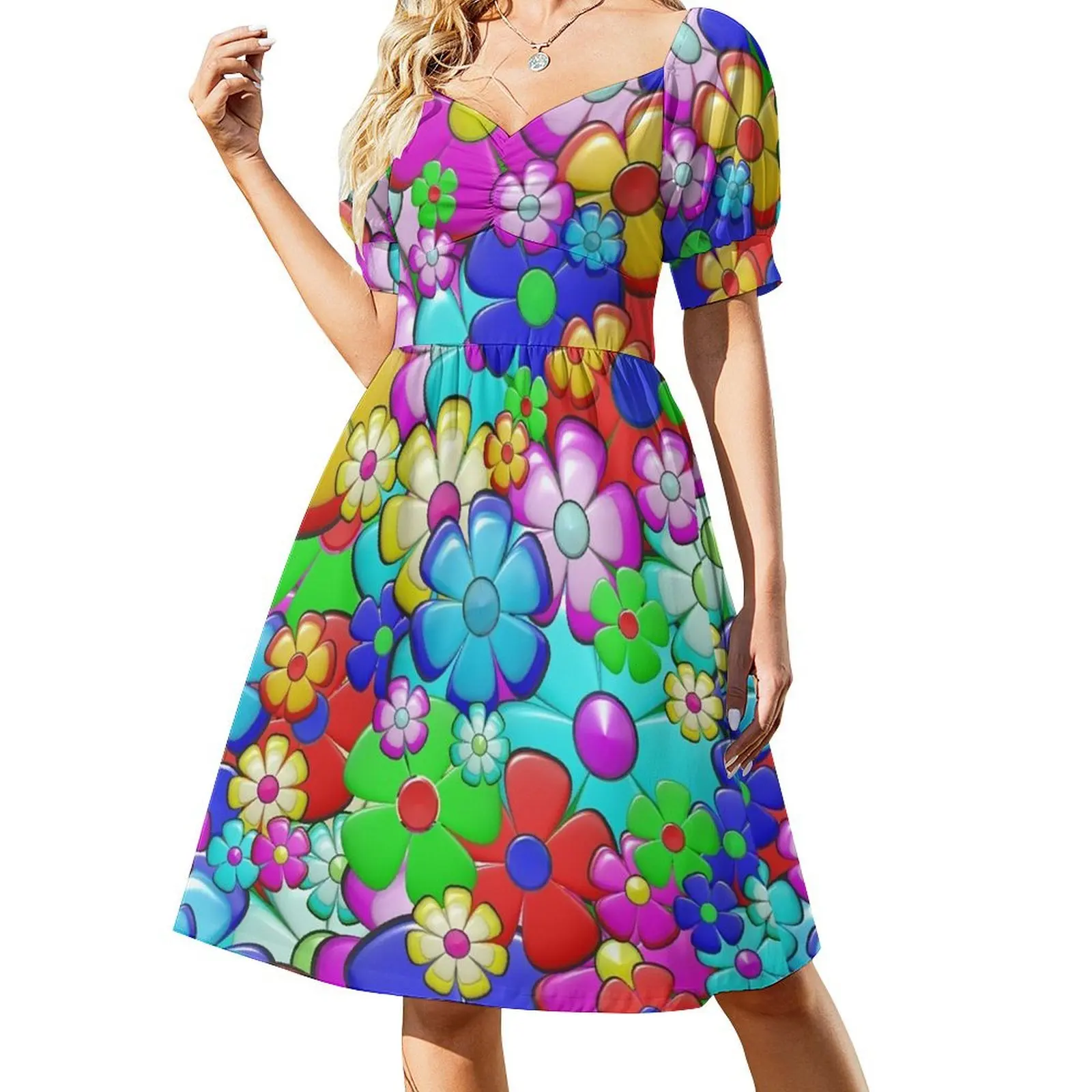 

retro flower summer dress Dress women's dresses 2024 for women 2024 daily