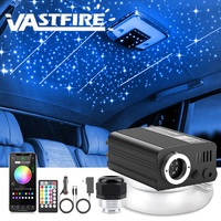 16W 2in1 Twinkle Car Roof Star Light with Meteor 550PCS Atmosphere Music APP Control Sparkling Starry Sky light for Car Home