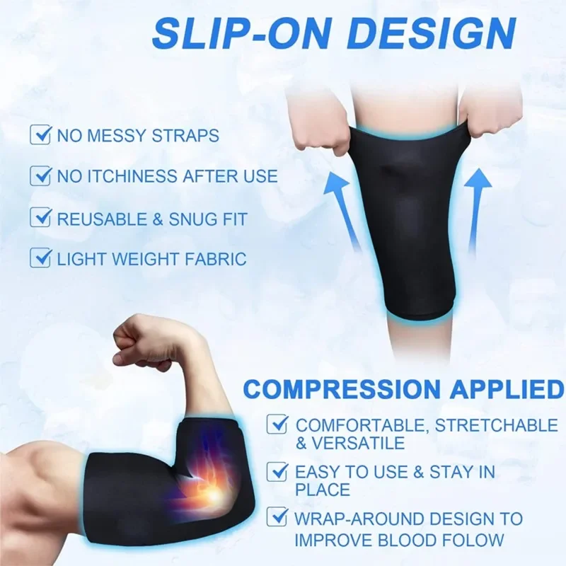 Koude en warmtetherapie voor elleboog- en knieijspakketten voor verlichting van handpijn Flexibele handmassage voor koud pakken