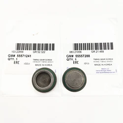 1set Camshaft Tooth Screw Cap For Chevrolet Cruze Sonic Epica Opel Mokka Astra Zafira OEM# 55571241 55557288