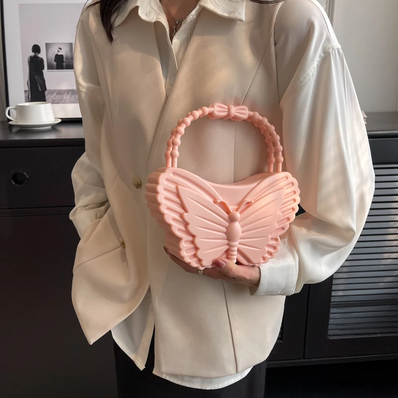 Trendy Designer Butterfly Tote Clutch Bags Women Handbags and Purses 2023 New Ladies Evening Bags High Quality