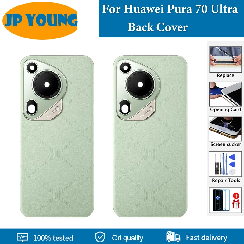 

AAA+ quality Back Battery Cover For Huawei Pura 70 Ultra Pura 70Ultra Back cover HBP-LX9 HBP-AL00 Rear Housing Case Door Replace