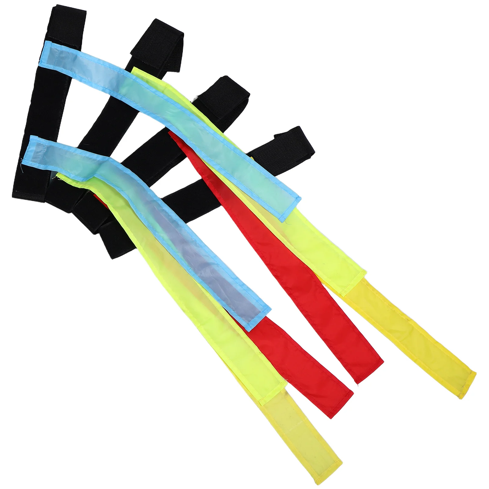 4 stuks Rugby Vlag Riemen Set Jeugd Lichtgewicht Outdoor Sport Taille Vlaggen Voetbal Training Gear Voetbal Taille Riem