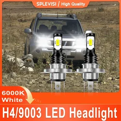 2x Led Lights For Car h4/9003 Pure White For Nissan X-Trail T30 2001 2002 2003 2004 2005 2006 2007 LED Headlight High Low Beam