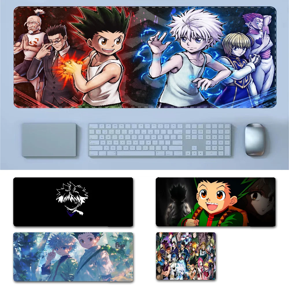 

Anime Hunter x Hunters Mousepad Boy Pad Laptop Gaming Mice Mousepad Size for Game Keyboard Pad for Gamer