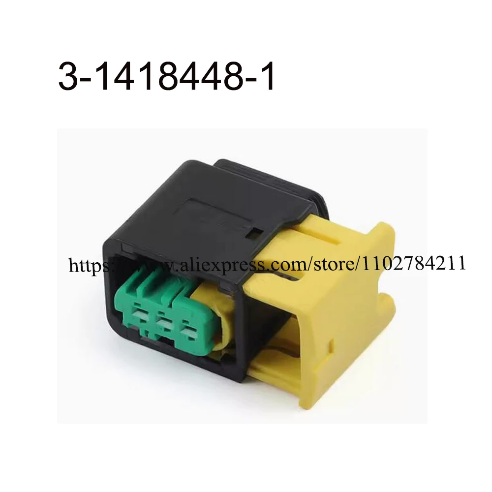 100PCS TE 2-1418448-1 3-1418448-1 4-1418448-1 1-1418448-1automotive Waterproof female connector terminal plug 3 pin