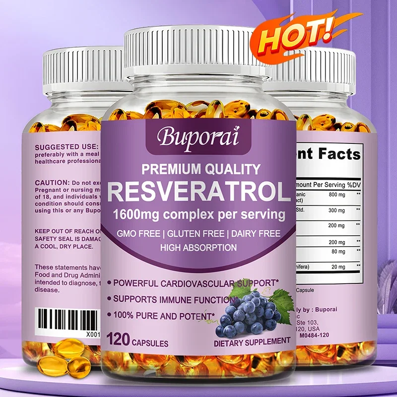 Resveratrol - Natural Antioxidant That Helps Overall Health, Heart Health and Metabolism